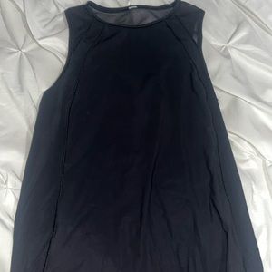 Black Lululemon tank top, size 0